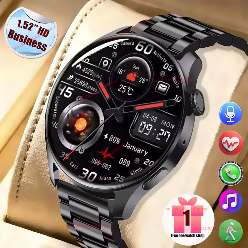 Smartwatch X12 - 비즈니스용 신제품 남성 스마트워치 HD 디스플레이