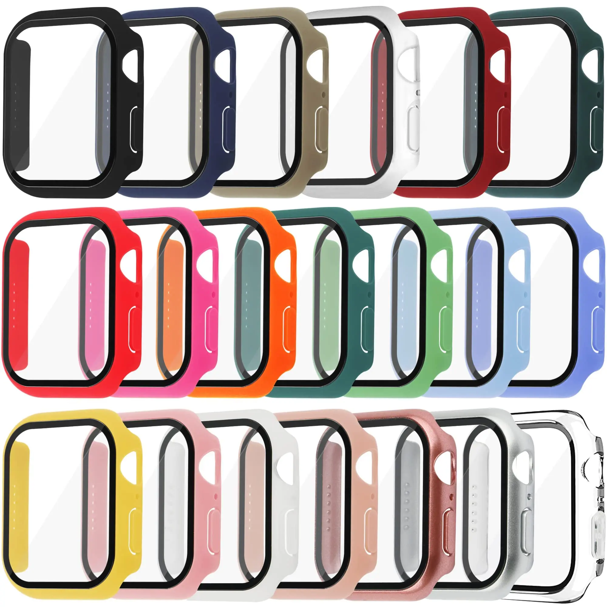 Smartwatch Straps & Accessories - 애플 워치 케이스용 강화 유리 및