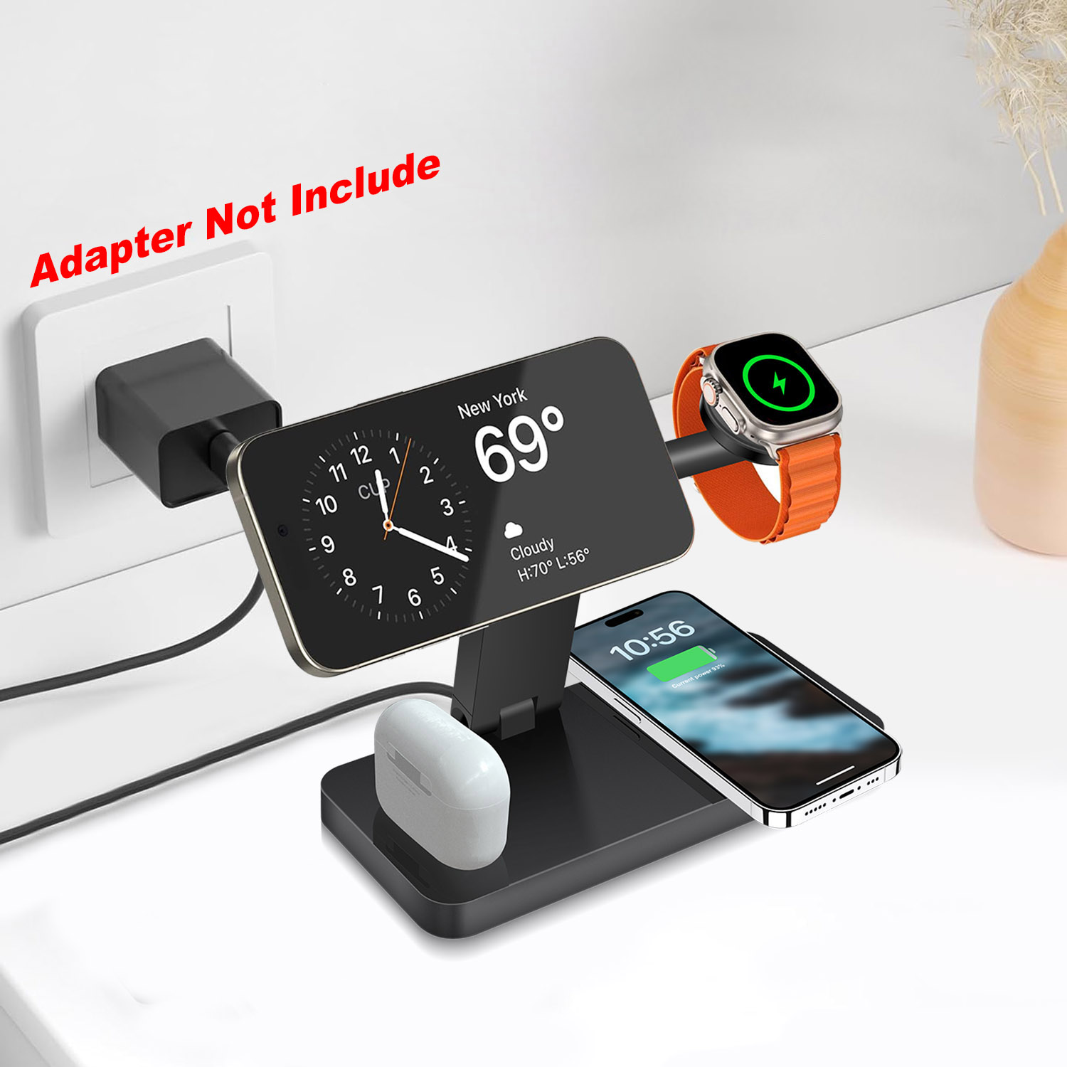 Smartwatch Ac - 아이폰 17/16/15/14/13 프로 맥스용 4 in