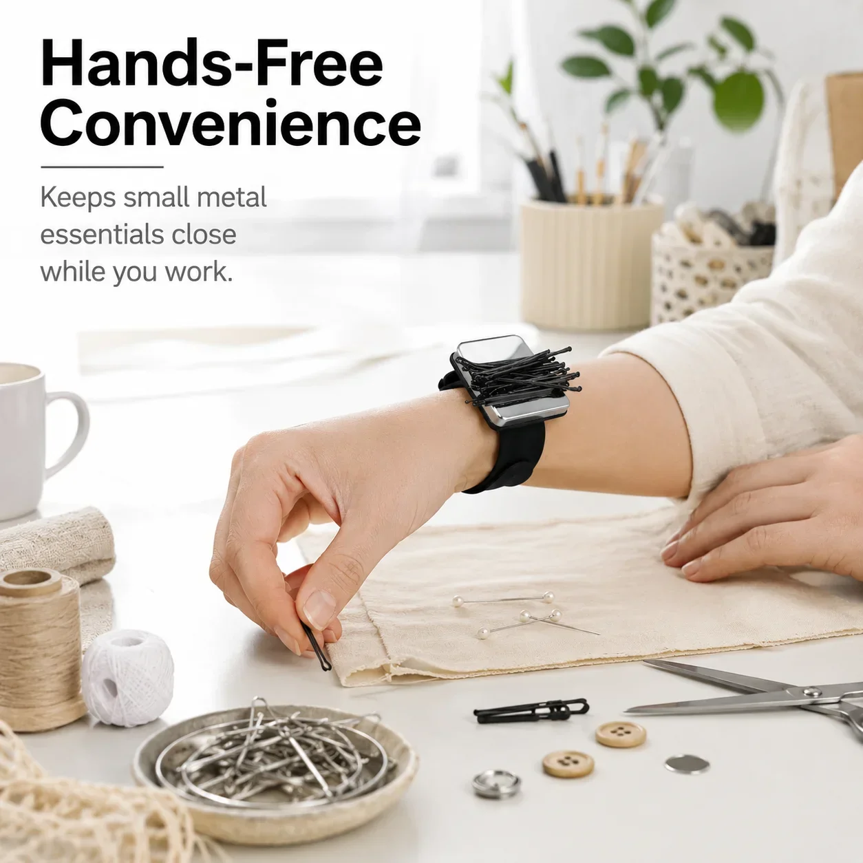 Smartwatch Straps & Accessories - 자석식 팔찌 시계줄, 스마트워치용 강력 자석