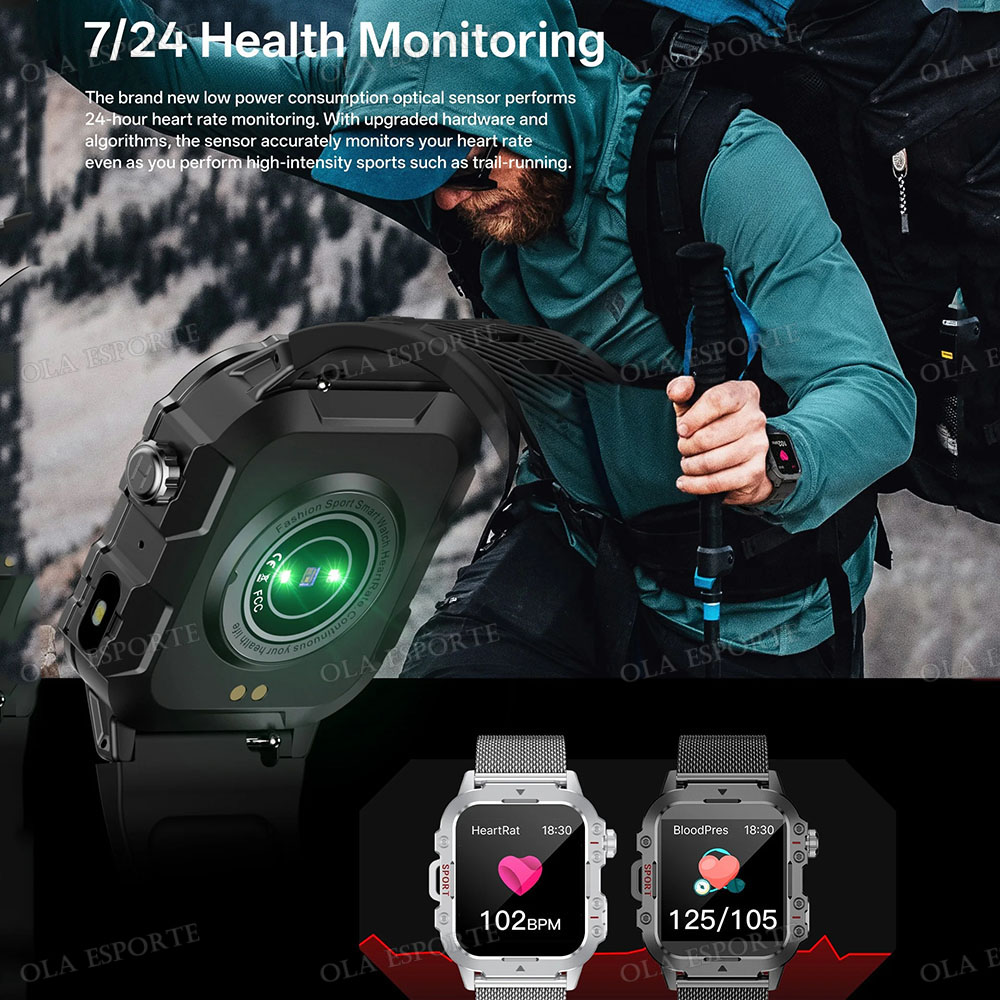 2026 새로운 견고한 군용 GPS 스마트 시계 남성  - Smartwatch X12 리뷰 및 가격