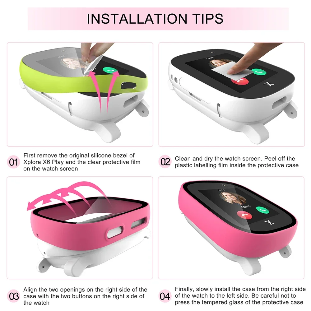 Xploar X6 Play Kids 용 케이스 Xplo - Garmin Smartwatch Accessories 리뷰 및 가격