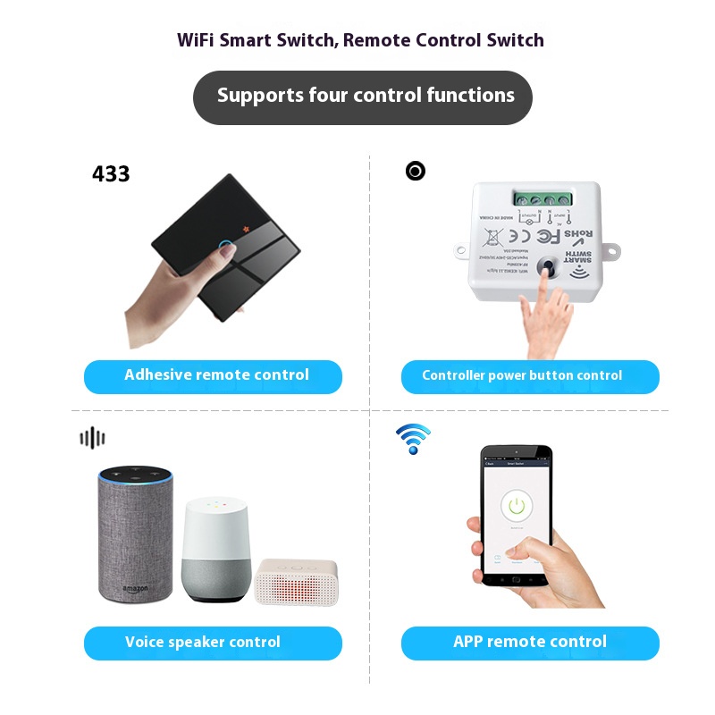 Tuya 스마트 스위치오프 장치는 무선 터치, WiFi - Smart Accessories 리뷰 및 가격