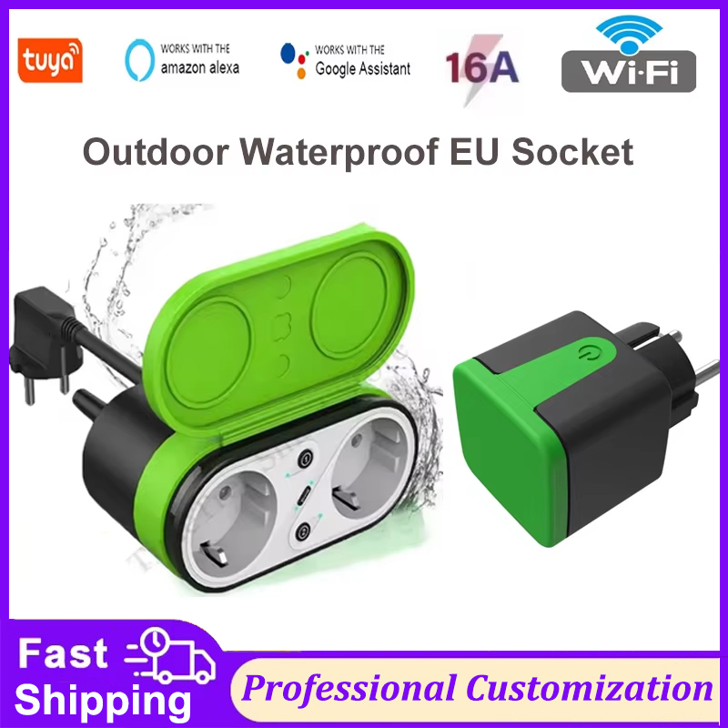 투야 EU 16A 와이파이 스마트 실외 플러그 스위치  - Smart Accessories 리뷰 및 가격