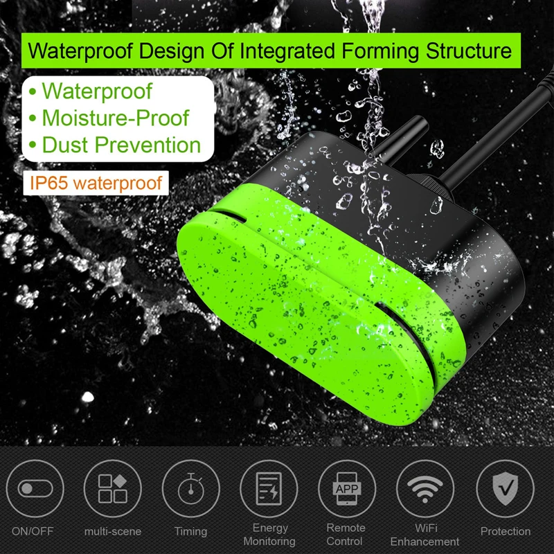 투야 EU 16A 와이파이 스마트 실외 플러그 스위치  - Smart Accessories 리뷰 및 가격