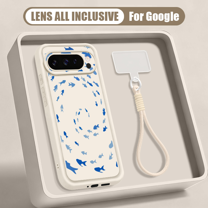  혹등고래 프린트 손목 스트랩 끈 케이스 (구글 픽셀  - Google Pixel 8A 리뷰 및 가격