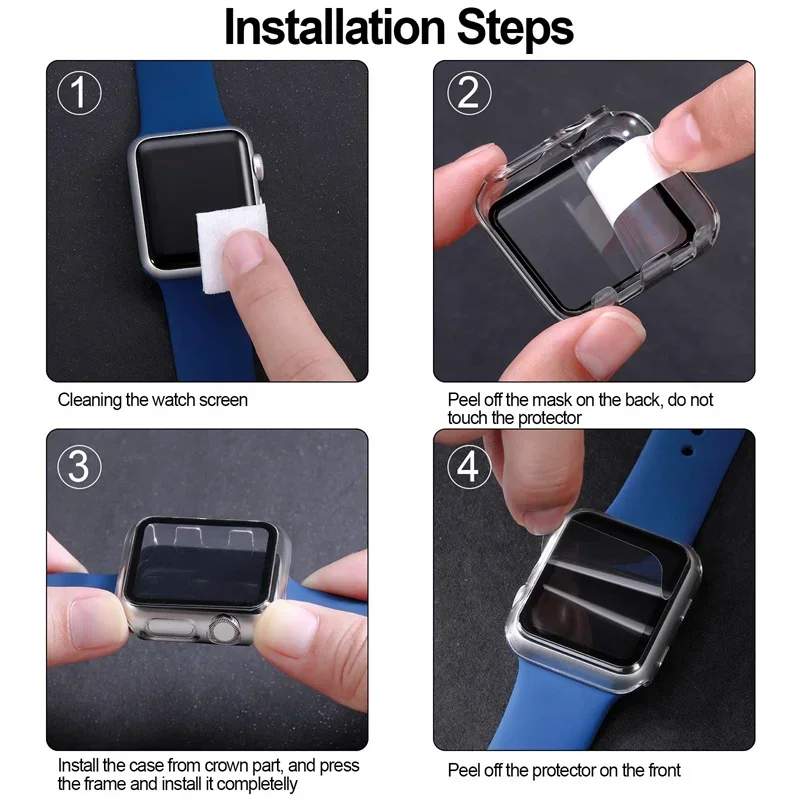Apple Watch 케이스 용 유리 + 무광택 시계  - Smartwatch Icon 리뷰 및 가격
