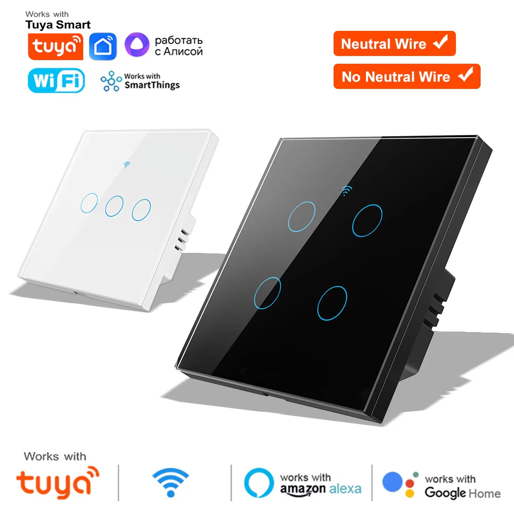 WiFi RF 433mhz 터치 벽 조명 스마트 스위치 - Smart Accessories 리뷰 및 가격
