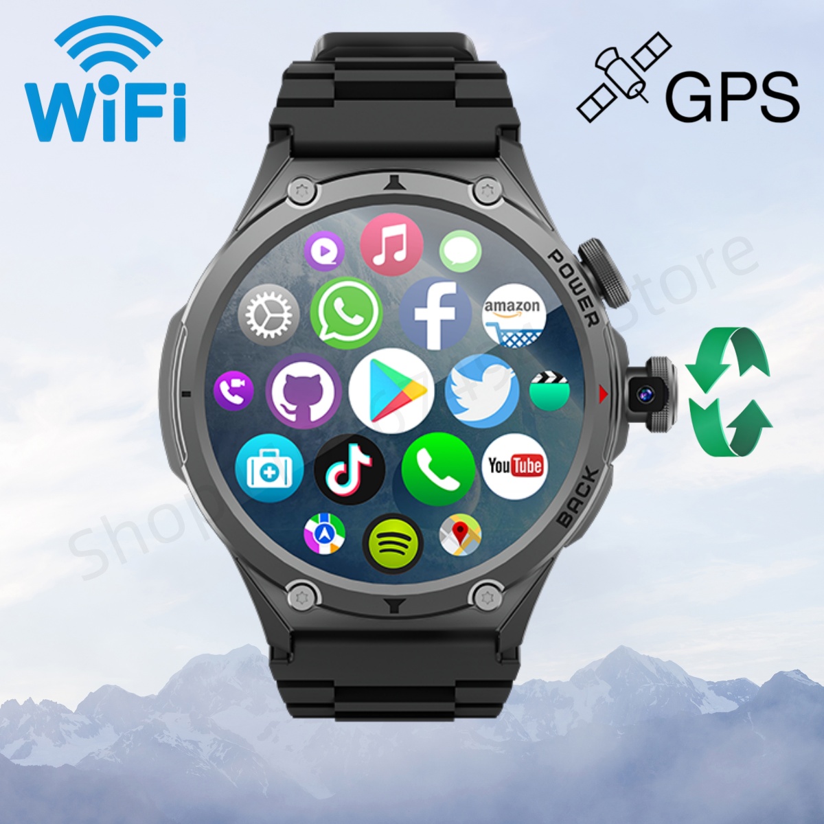 H12 스마트워치 4G LTE 스마트 시계 WiFi S - Smartwatch Store 리뷰 및 가격