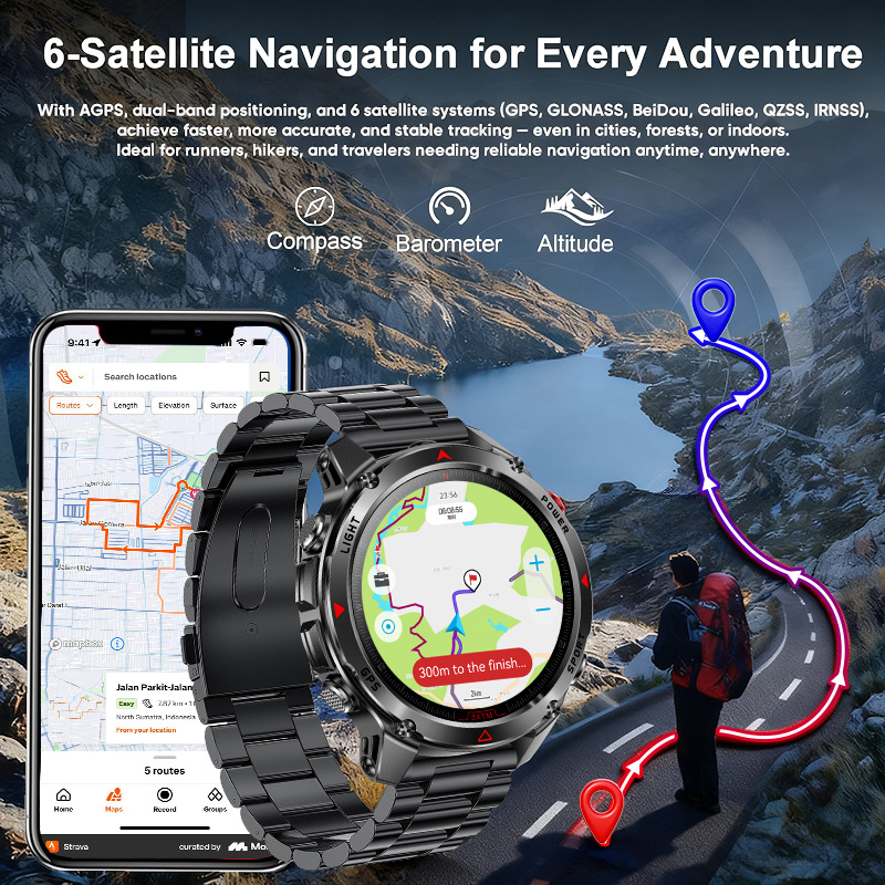T-Rex 3 프로 밀리터리 등급 AGPS 스마트 워치 - Smartwatch Store 리뷰 및 가격