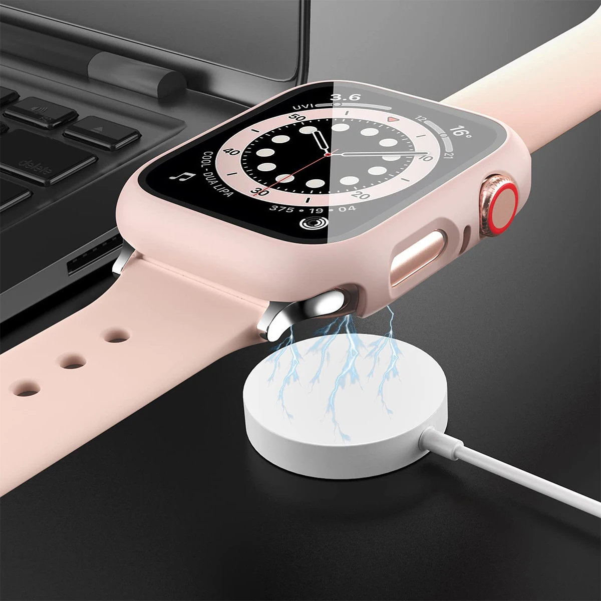 애플 워치 케이스용 강화 유리 및 커버, 화면 보호대, - Smartwatch Straps & Accessories 리뷰 및 가격