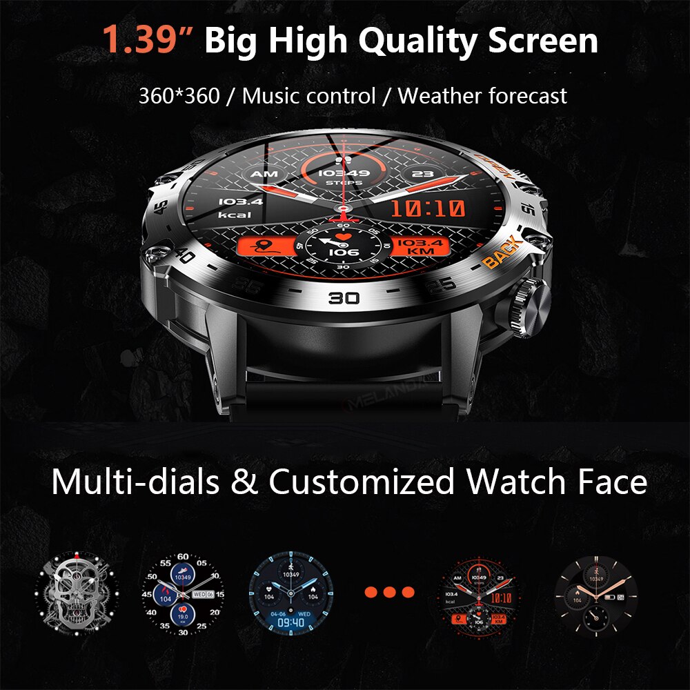 MEVADEN 스틸 1.39인치 남성용 고급 스마트워치 - Smartwatch Store 리뷰 및 가격