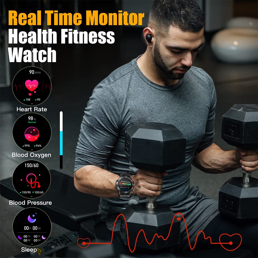 MEVADEN 스틸 1.39인치 남성용 고급 스마트워치 - Smartwatch Store 리뷰 및 가격