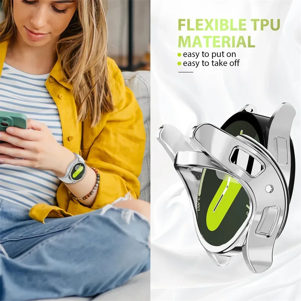 1-4개 삼성 갤럭시 워치 4 5 6 7 40mm 44 - Samsung Smartwatch Accessories 리뷰 및 가격