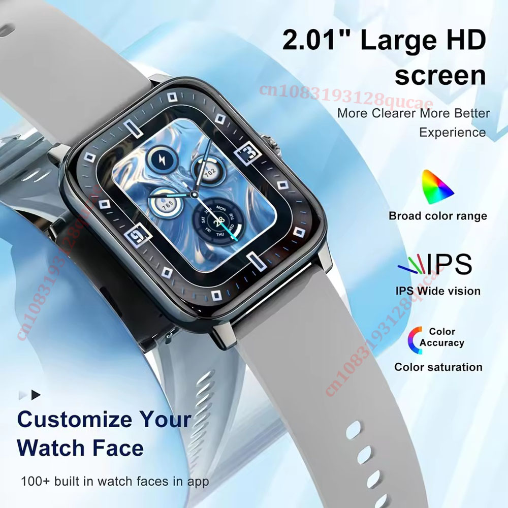 스마트워치 안드로이드 IOS폰 2.01인치 컬러 스크린 - Smartwatch X12 리뷰 및 가격