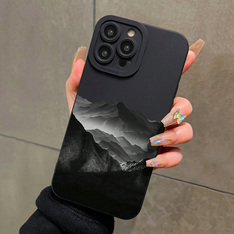 블랙 마운틴 INS 디자인 실리콘 폰 케이스 샤오미 레 - Xiaomi Redmi Note 14 리뷰 및 가격