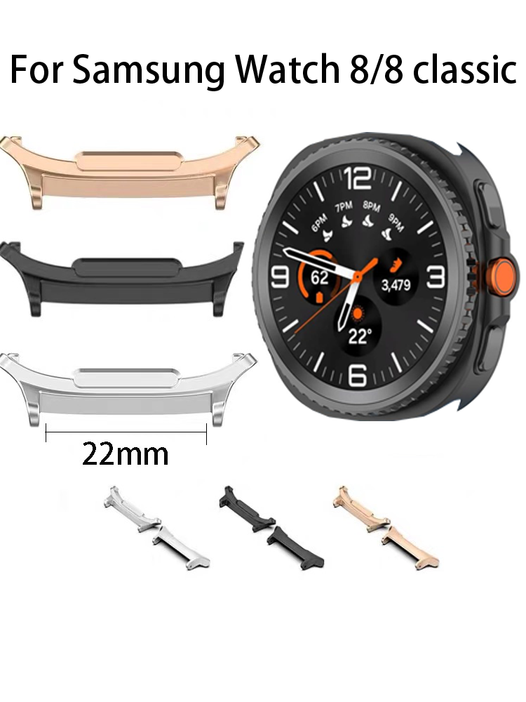 삼성 시계 8/8 클래식 44mm 40mm 금속 스테인 - Smartwatch Straps & Accessories 리뷰 및 가격