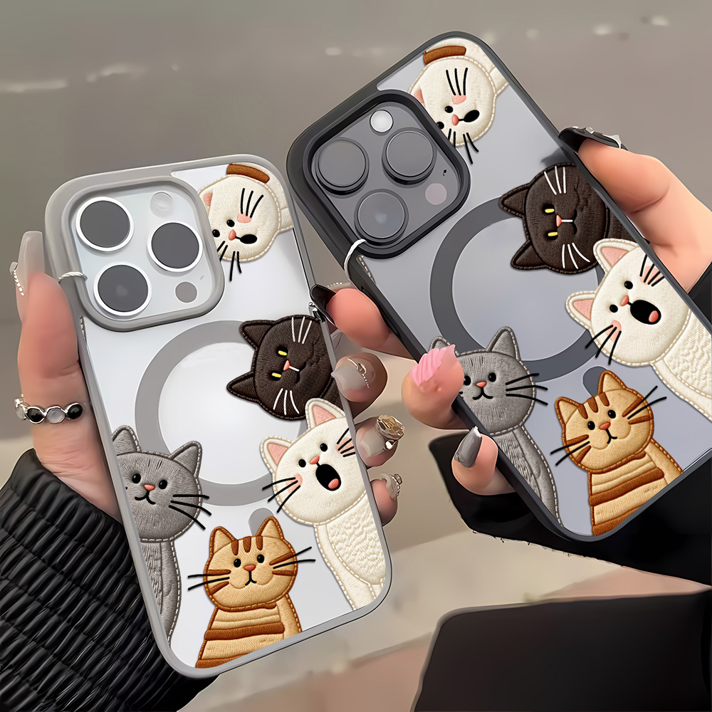 귀여운 자수풍 고양이 디자인 아이폰 15 16 12 1 - Apple Iphone 15 Pro Max 리뷰 및 가격